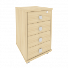 Style Тумба подкатная 4 ящ. с фолдингом Л.ТМ-4F Акация Лорка 420*450*714