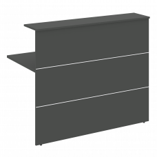 Onix Модуль прямой высокий 1380 с лючком для монитора O.R-MP.V-138C Антрацит 1380*736*1160