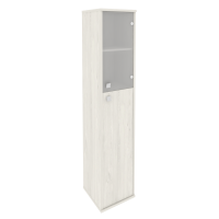 Style Шкаф высокий узкий правый Л.СУ-1.7 (R) Дуб Наварра 412*410*1980