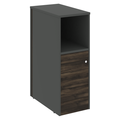 Onix Тумба 5 ящиков TIP-ON завершающая, левая O.R-TV-5 TIP (L) Дуб Мали/Антрацит 436*767*1185