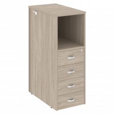 Onix Тумба 4 ящика проходная, средняя O.R-TV-4 Дуб Аттик 436*767*1185