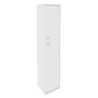 Style Шкаф высокий узкий правый Л.СУ-1.8 (R) Белый 412*410*1980