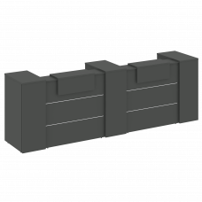 Onix Ресепшн O.R-K-13 Антрацит 3652*766*1187