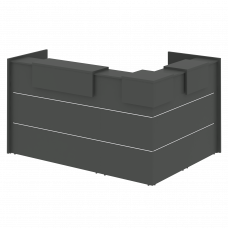 Onix Ресепшн O.R-K-23 Антрацит 2168*1568*1187