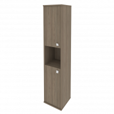 Style Шкаф высокий узкий левый Л.СУ-1.5 (L) Вяз Благородный 412*410*1980