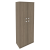 Шкаф офисный высокий Стайл Л.СТ-1.8 778*410*1980 Вяз Благородный
