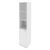 Шкаф офисный высокий узкий левый Стайл Л.СУ-1.4 (L) 412*410*1980 Белый