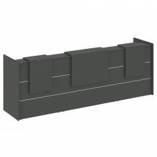 Onix Ресепшн O.R-K-14 Антрацит 3390*766*1187