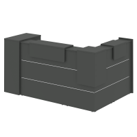 Onix Ресепшн O.R-K-25 Антрацит 2373*1568*1187