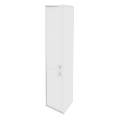 Style Шкаф высокий узкий левый Л.СУ-1.3 (L) Белый 412*410*1980