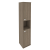 Шкаф офисный высокий узкий правый Стайл Л.СУ-1.5 (R) 412*410*1980 Вяз Благородный