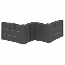 Onix Ресепшн O.R-K-35 Антрацит 3139*3139*1187