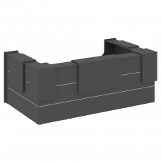 Onix Ресепшн O.R-K-36 Антрацит 3106*1768*1187