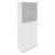 Шкаф офисный высокий Стайл Л.СТ-1.7 778*410*1980 Белый