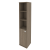 Шкаф офисный высокий узкий левый Стайл Л.СУ-1.1 (L) 412*410*1980 Вяз Благородный