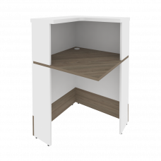 Style Угловой модуль левый Л.УМ-1 (L) Вяз Благородный/Белый 736*736*1156