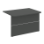 Onix Модуль прямой низкий O.R-MP.N-118 Антрацит 1180*900*750