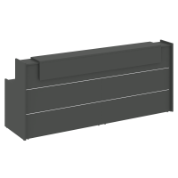 Onix Ресепшн O.R-K-7 Антрацит 2810*766*1187