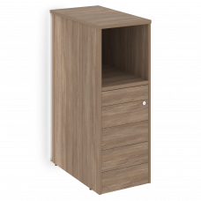 Onix Тумба с подсветкой 5 ящиков TIP-ON завершающая, левая O.R-TV-5 TIP.S (L) Дуб Аризона 436*767*11