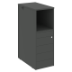 Onix Тумба 5 ящиков TIP-ON завершающая, правая O.R-TV-5 TIP (R) Антрацит 436*767*1185