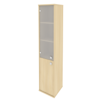 Style Шкаф высокий узкий левый Л.СУ-1.2 (L) Акация Лорка 412*410*1980