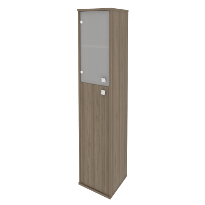 Style Шкаф высокий узкий левый Л.СУ-1.7 (L) Вяз Благородный 412*410*1980