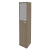 Шкаф офисный высокий узкий левый Стайл Л.СУ-1.7 (L) 412*410*1980 Вяз Благородный