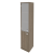 Шкаф офисный высокий узкий левый Стайл Л.СУ-1.2 (L) 412*410*1980 Вяз Благородный