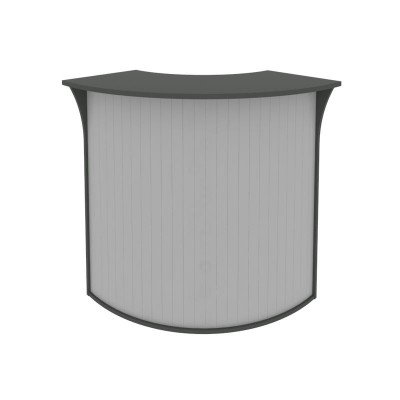 Riva Стойка угловая (радиусный элемент-ролета) А.РС-5.5 ролета Антрацит 950*950*1150