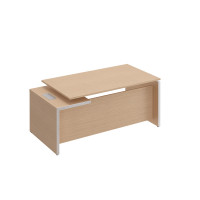 Стол руководителя (левый/ правый) Reventon МЕ 130 ЗП зебрано песочный