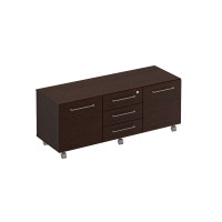 Тумба для оргтехники Reventon МЕ 262 ВТ венге тёмный