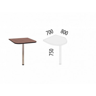 Приставка Рубин 41.74, Итальянский Орех