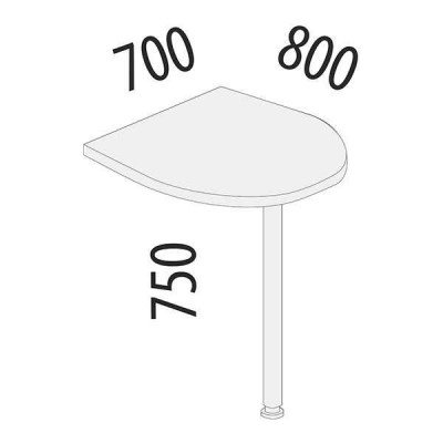 Приставка Рубин 41.74, Итальянский Орех