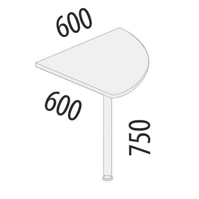 Вставка угловая Рубин 42.12, Миланский Орех