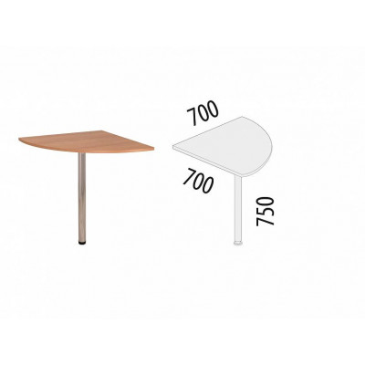 Вставка угловая Рубин 42.13, Миланский Орех