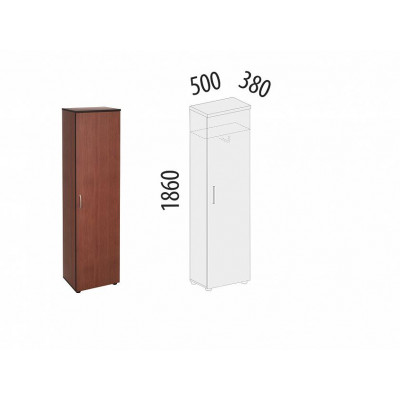 Шкаф для одежды со штангой Рубин 41.34, Итальянский Орех