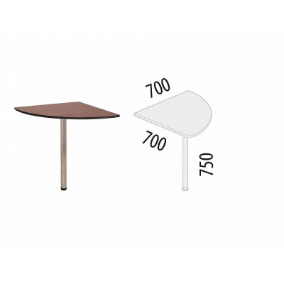 Вставка угловая Рубин 41.13, Итальянский Орех