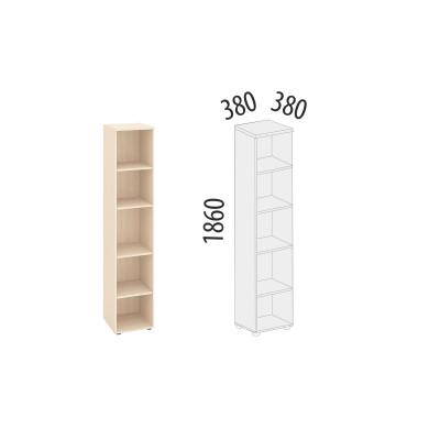 Стеллаж Рубин 40.76, Сосна Астрид