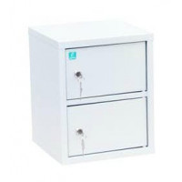Индивидуальный шкаф кассира на 2 отделения вертикальный, навесной (ИШК-2в)
