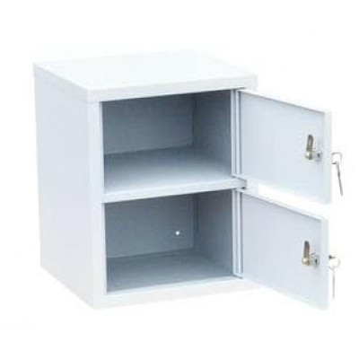 Индивидуальный шкаф кассира на 2 отделения вертикальный, навесной (ИШК-2в)