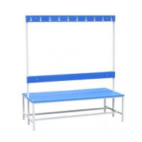 Скамья для спортивных раздевалок двухсторонняя ЛДСП 1500