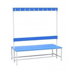 Скамья для спортивных раздевалок двухсторонняя ЛДСП 1500