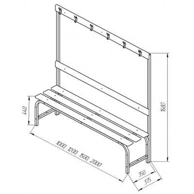 Скамья СКВ 1800 (ЗМИ)