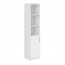 Шкаф колонка с глухой малой дверью SR-5U.5(R), цвет Белый