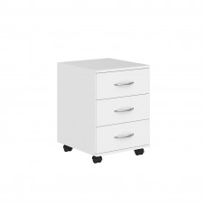 Тумба подкатная ящики ЛДСП SC-3M.1, цвет Белый