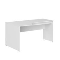 Компоновка с эргономичным столом SET-160-1(L), цвет Белый