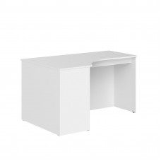 Эргономичный стол левый SE-1400(L), цвет Белый