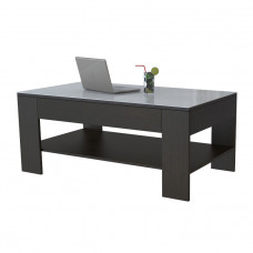 Стол журнальный BeautyStyle - 26 БС-26 Венге/Стекло Белое