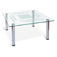 Стол журнальный Робер-8М Р-8М Хром