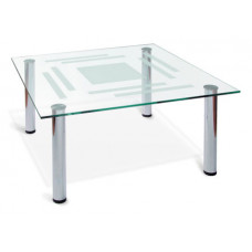 Стол журнальный Робер-8М Р-8М Хром